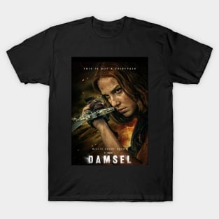 Damsel Movie Poster-Millie Bobby Brown T-Shirt